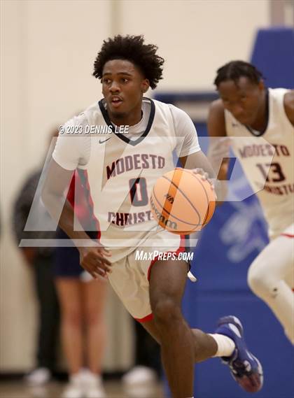 Thumbnail 2 in St. Joseph @ Modesto Christian (CIF NorCal Regional Open Division Final) photogallery.
