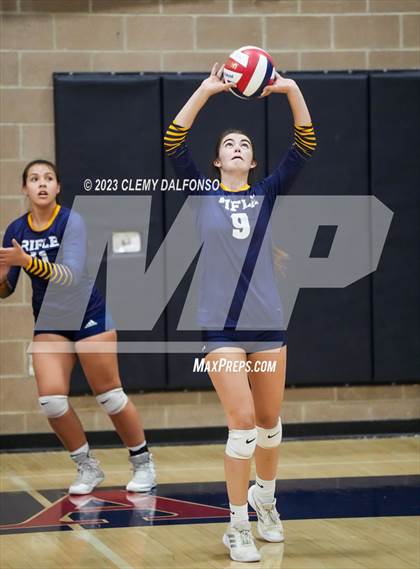 Thumbnail 2 in Bear Creek vs Rifle (Dakota Ridge Varsity Tournament) photogallery.