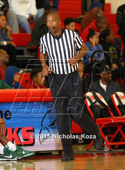 Thumbnail 2 in Long Beach Poly vs. Inglewood (Pacific Shores Tournament) photogallery.