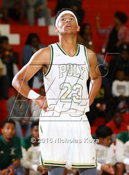Thumbnail 3 in Long Beach Poly vs. Inglewood (Pacific Shores Tournament) photogallery.