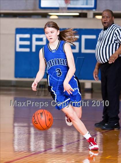 Thumbnail 2 in Episcopal School Dallas vs St. Andrew's (Southwest Prep Tournament) photogallery.