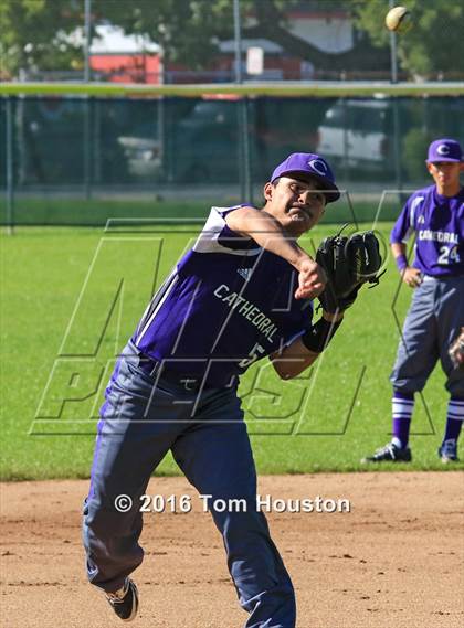 Thumbnail 2 in Monrovia vs. Cathedral (Arcadia Elks Tournament) photogallery.