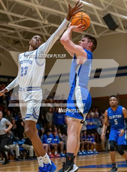 Thumbnail 1 in Clayton vs Westover (NCHSAA 3A Fourth Round) photogallery.