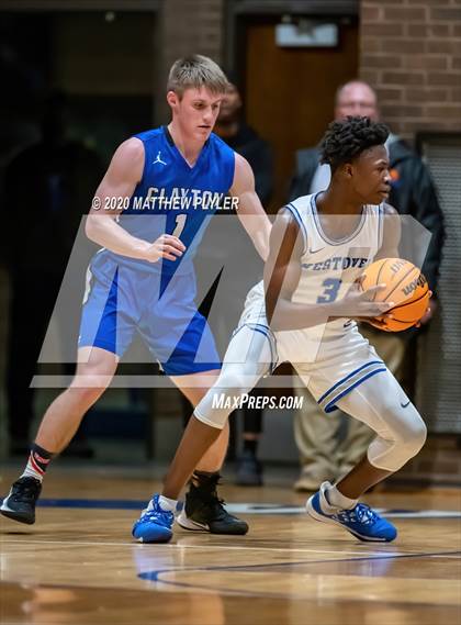 Thumbnail 3 in Clayton vs Westover (NCHSAA 3A Fourth Round) photogallery.