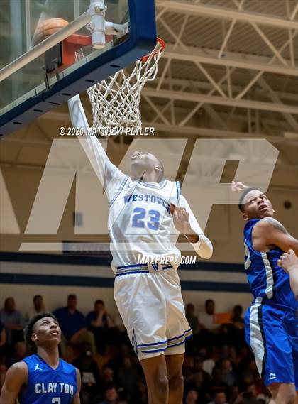 Thumbnail 3 in Clayton vs Westover (NCHSAA 3A Fourth Round) photogallery.