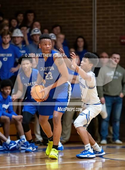 Thumbnail 3 in Clayton vs Westover (NCHSAA 3A Fourth Round) photogallery.