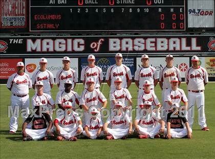 Thumbnail 1 in East Columbus vs. South Stanly (NCHSAA 1A Final - Game 2) photogallery.