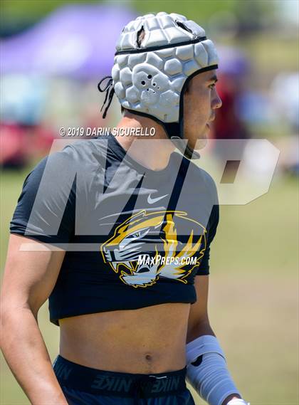 Thumbnail 1 in Gilbert vs. Seton Catholic (Arizona GBAC 7-on-7 Tournament) photogallery.