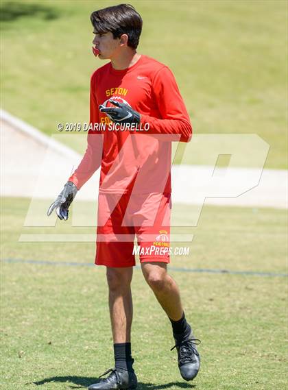 Thumbnail 1 in Gilbert vs. Seton Catholic (Arizona GBAC 7-on-7 Tournament) photogallery.