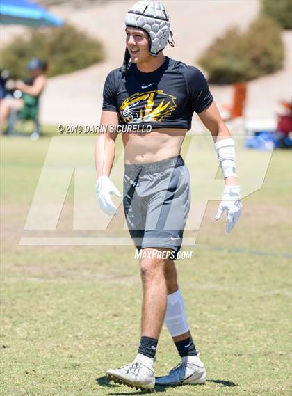 Thumbnail 2 in Gilbert vs. Seton Catholic (Arizona GBAC 7-on-7 Tournament) photogallery.
