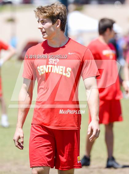 Thumbnail 1 in Gilbert vs. Seton Catholic (Arizona GBAC 7-on-7 Tournament) photogallery.