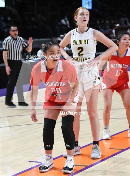 Thumbnail 2 in Holbrook vs. Gilbert Christian (AIA 3A Quarterfinal) photogallery.