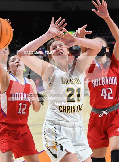 Thumbnail 3 in Holbrook vs. Gilbert Christian (AIA 3A Quarterfinal) photogallery.