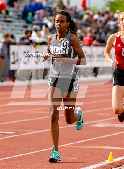 Thumbnail 1 in CHSAA Track and Field 4A Championships (Girls 3200 Meter Run) photogallery.
