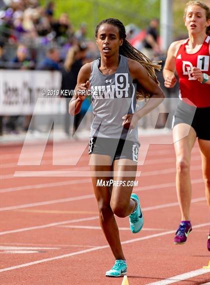 Thumbnail 3 in CHSAA Track and Field 4A Championships (Girls 3200 Meter Run) photogallery.
