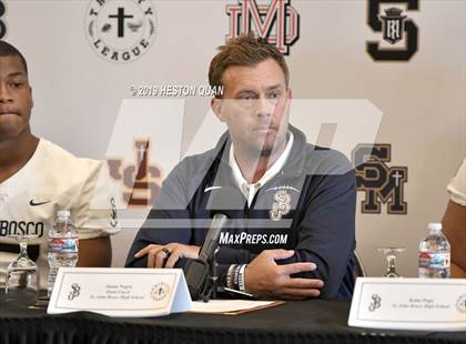 Thumbnail 2 in Trinity League Media Day - St. John Bosco photogallery.