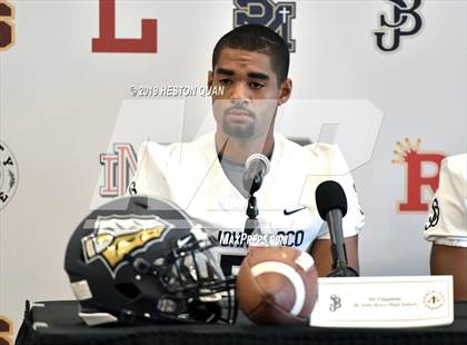 Thumbnail 3 in Trinity League Media Day - St. John Bosco photogallery.