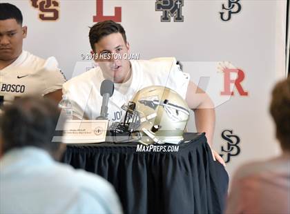 Thumbnail 1 in Trinity League Media Day - St. John Bosco photogallery.