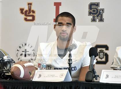 Thumbnail 1 in Trinity League Media Day - St. John Bosco photogallery.