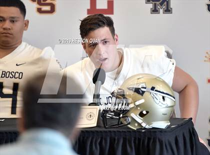 Thumbnail 1 in Trinity League Media Day - St. John Bosco photogallery.