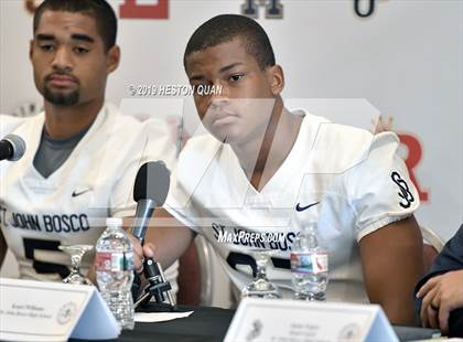 Thumbnail 1 in Trinity League Media Day - St. John Bosco photogallery.