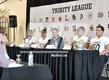 Thumbnail 3 in Trinity League Media Day - St. John Bosco photogallery.