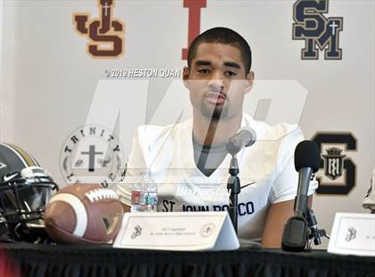 Thumbnail 3 in Trinity League Media Day - St. John Bosco photogallery.