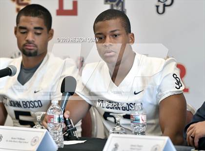Thumbnail 1 in Trinity League Media Day - St. John Bosco photogallery.