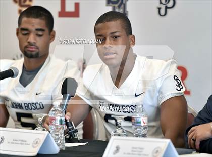 Thumbnail 3 in Trinity League Media Day - St. John Bosco photogallery.