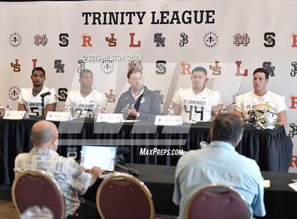 Thumbnail 1 in Trinity League Media Day - St. John Bosco photogallery.