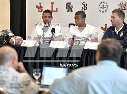 Thumbnail 1 in Trinity League Media Day - St. John Bosco photogallery.