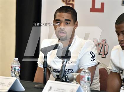 Thumbnail 2 in Trinity League Media Day - St. John Bosco photogallery.