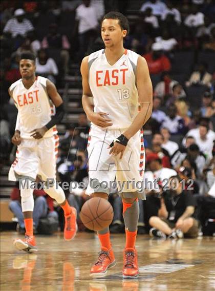 Thumbnail 1 in Jordan Brand Classic (All-American Game) photogallery.