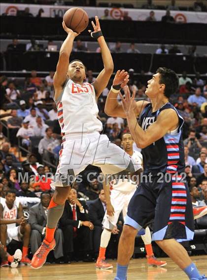 Thumbnail 1 in Jordan Brand Classic (All-American Game) photogallery.