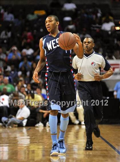 Thumbnail 1 in Jordan Brand Classic (All-American Game) photogallery.