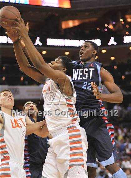Thumbnail 1 in Jordan Brand Classic (All-American Game) photogallery.