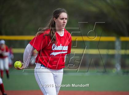Thumbnail 2 in Centennial vs. South Salem (Medford Spring Break High School Fastpitch Classic) photogallery.