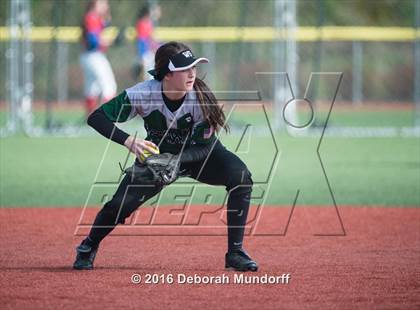 Thumbnail 1 in Centennial vs. South Salem (Medford Spring Break High School Fastpitch Classic) photogallery.