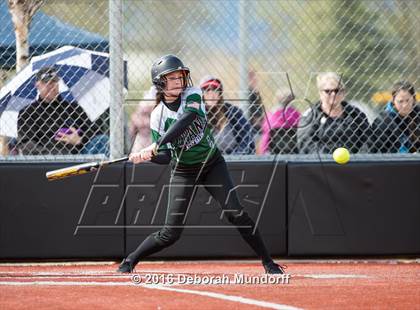 Thumbnail 2 in Centennial vs. South Salem (Medford Spring Break High School Fastpitch Classic) photogallery.