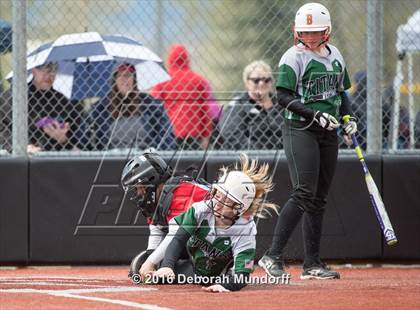 Thumbnail 3 in Centennial vs. South Salem (Medford Spring Break High School Fastpitch Classic) photogallery.