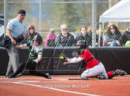 Thumbnail 1 in Centennial vs. South Salem (Medford Spring Break High School Fastpitch Classic) photogallery.