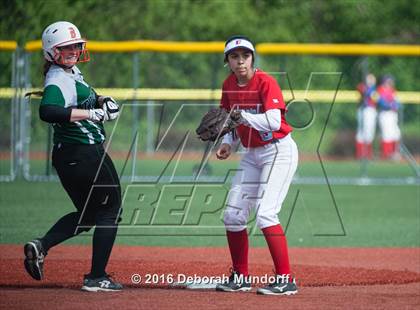 Thumbnail 3 in Centennial vs. South Salem (Medford Spring Break High School Fastpitch Classic) photogallery.