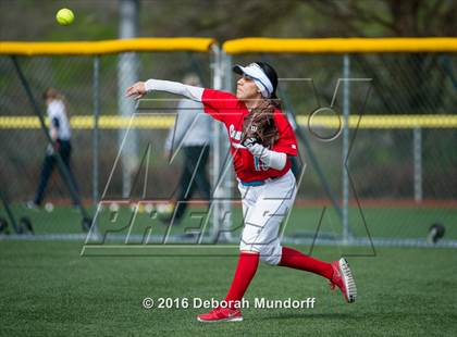 Thumbnail 2 in Centennial vs. South Salem (Medford Spring Break High School Fastpitch Classic) photogallery.
