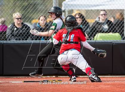Thumbnail 1 in Centennial vs. South Salem (Medford Spring Break High School Fastpitch Classic) photogallery.