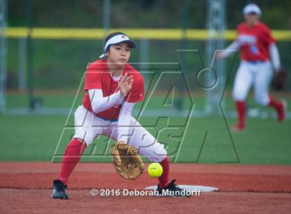 Thumbnail 2 in Centennial vs. South Salem (Medford Spring Break High School Fastpitch Classic) photogallery.