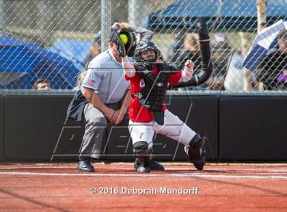 Thumbnail 3 in Centennial vs. South Salem (Medford Spring Break High School Fastpitch Classic) photogallery.