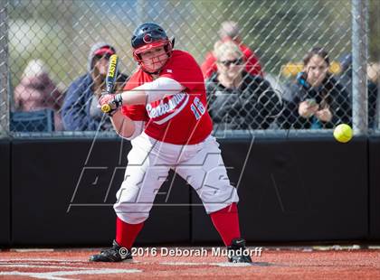 Thumbnail 3 in Centennial vs. South Salem (Medford Spring Break High School Fastpitch Classic) photogallery.