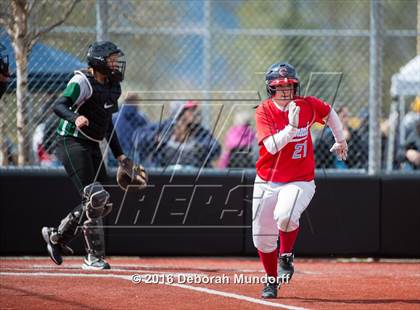 Thumbnail 2 in Centennial vs. South Salem (Medford Spring Break High School Fastpitch Classic) photogallery.