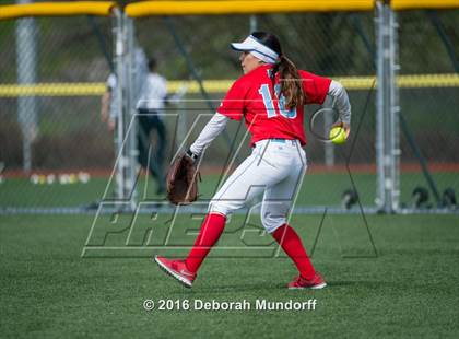 Thumbnail 2 in Centennial vs. South Salem (Medford Spring Break High School Fastpitch Classic) photogallery.