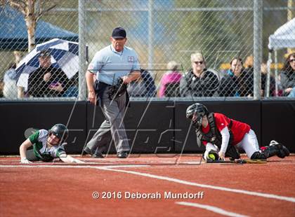 Thumbnail 1 in Centennial vs. South Salem (Medford Spring Break High School Fastpitch Classic) photogallery.
